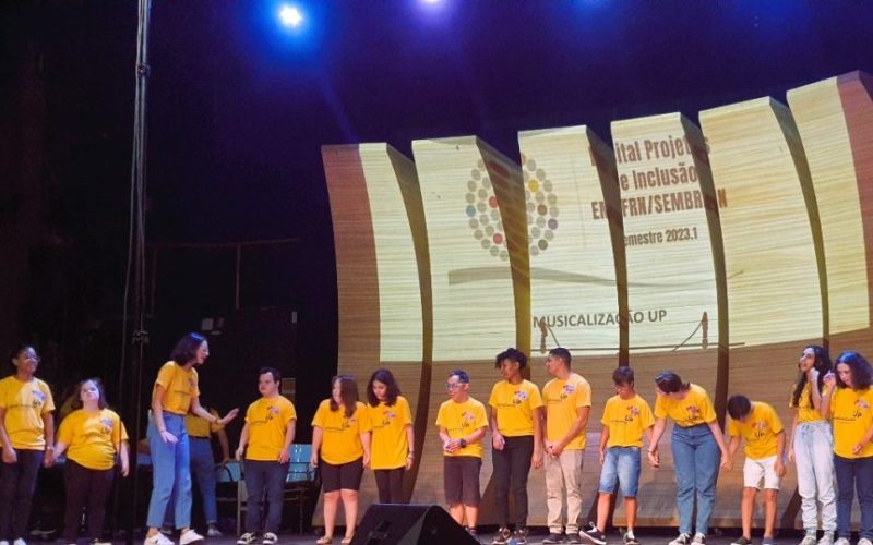 Setor de musicografia da UFRN promove educação musical para alunos com deficiência