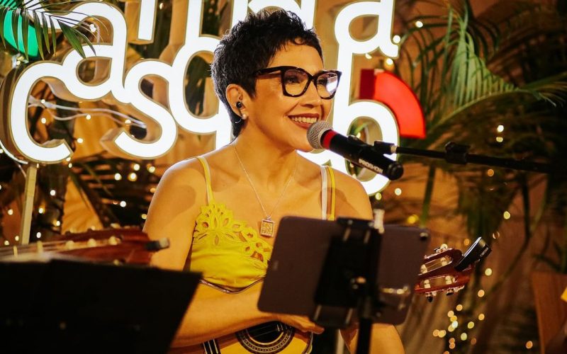 Alpendre recebe show reCantos com Valéria Oliveira & Duo neste sábado (10)