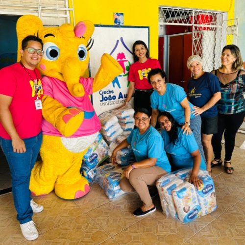 Tchau, Chupeta! Natal Shopping doa fraldas para instituição infantil a cada item descartado