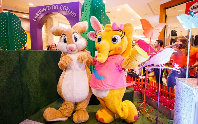 Chegada do Coelho abre programação de Páscoa do Natal Shopping neste sábado (16)