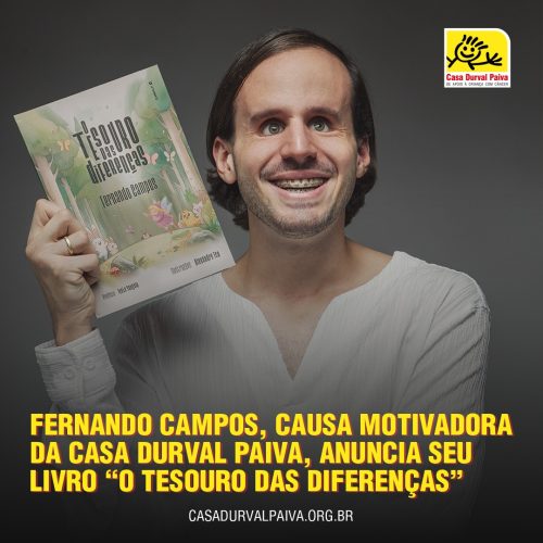 Fernando Campos anuncia novo livro “O tesouro das Diferenças”; A Pré-venda já começou