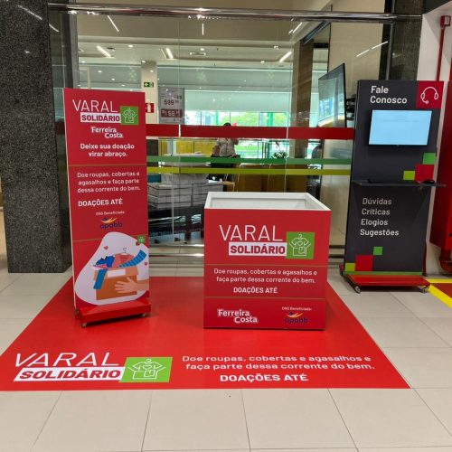 Ferreira Costa lança Campanha Varal Solidário para arrecadar roupas e cobertores em Natal