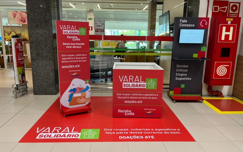 Ferreira Costa lança Campanha Varal Solidário para arrecadar roupas e cobertores em Natal