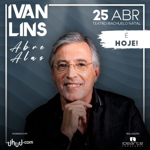 Ivan Lins se apresenta nesta quinta-feira (25) no Teatro Riachuelo em Natal