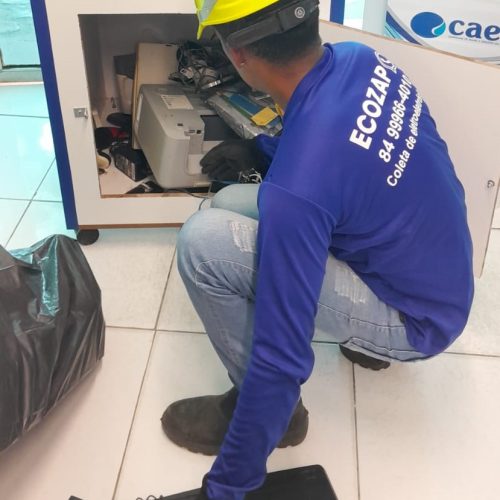 RN + Limpo: primeira coleta em Mossoró recolheu mais de 200 kg de eletroeletrônicos