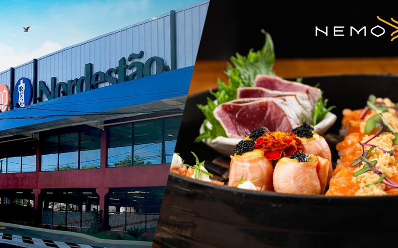 Nordestão passa a oferecer a qualidade dos produtos da rede sushi Nemo