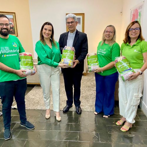 Arquidiocese de Natal recebe 1 tonelada de alimentos doada por voluntários da Neoenergia