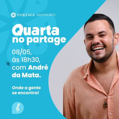 André da Mata leva muito samba na abertura do projeto ‘Quarta no Partage’ em Mossoró