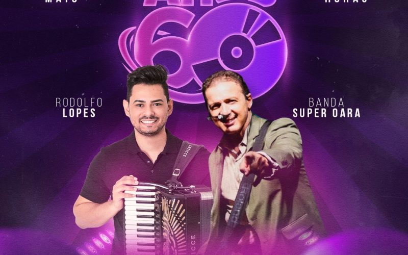 2ª edição da Festa Anos 60 acontece no proximo sábado (18) em Caicó