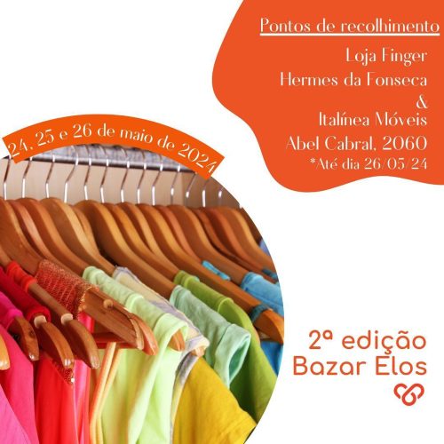Elos Arquitetura Social promove campanha de arrecadação de roupas para Bazar Beneficente