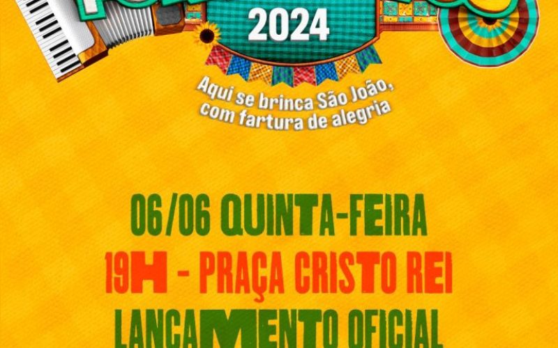 28º Forronovos será lançado nesta quinta (06) na Praça Cristo Rei em Currais Novos