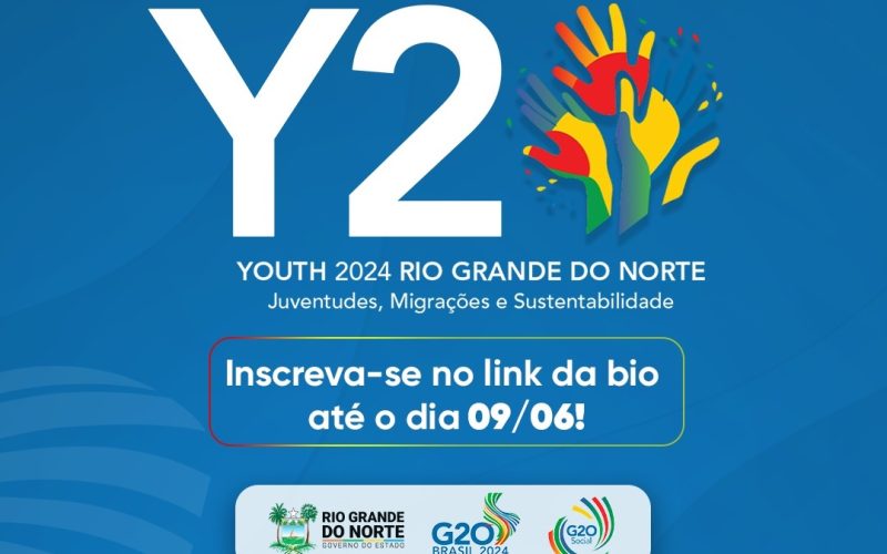 Encontro Regional do Y20 reúne a juventude potiguar nesta segunda-feira (10) em Natal
