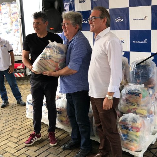 Sorriso As Antigas: Clap entrega 13,5 toneladas de alimentos arrecadados ao Sesc Mesa Brasil