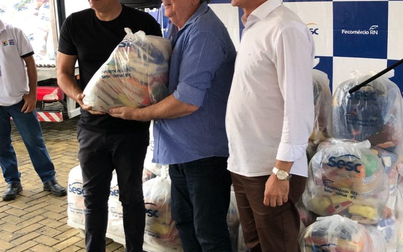 Sorriso As Antigas: Clap entrega 13,5 toneladas de alimentos arrecadados ao Sesc Mesa Brasil