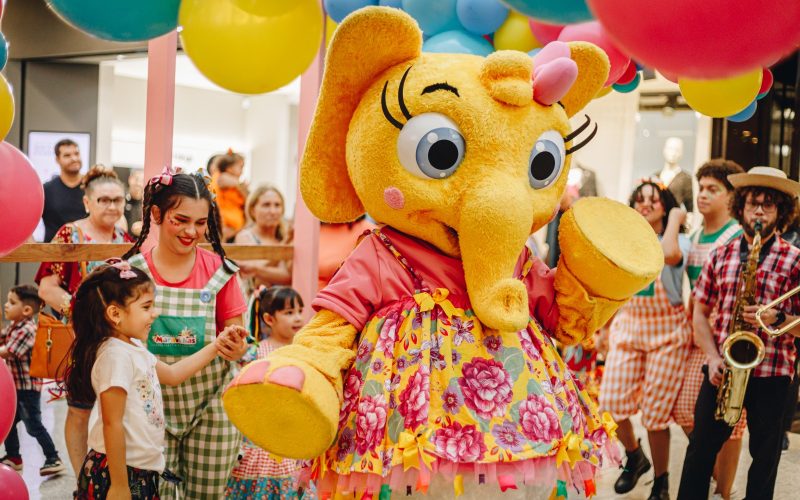 Arraiá da Naty garante São João das crianças no Natal Shopping