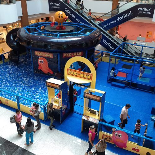 Parque do Pac-Man é destaque na programação de férias no Natal Shopping