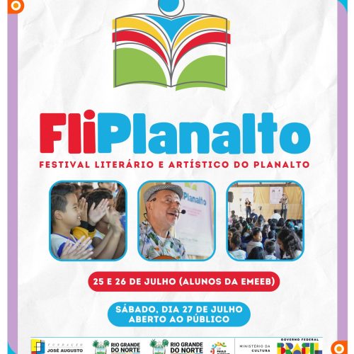 Festival Literário leva educação e arte para estudantes de escola pública do bairro Planalto