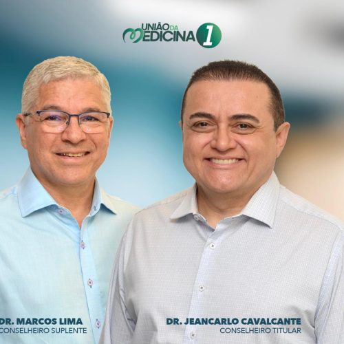 Médicos do RN elegem Jeancarlo Cavalcante e Marcos Lima para o CFM