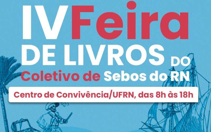 Coletivo de Sebos do RN realiza 4ª edição da Feira de Livros na UFRN