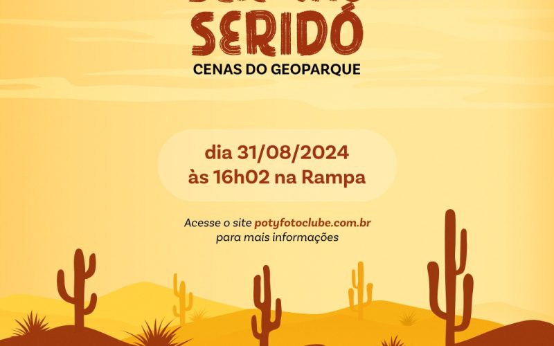 Exposição “Ser Tão Seridó – Cenas do Geoparque” estreia dia 31 no Museu da Rampa