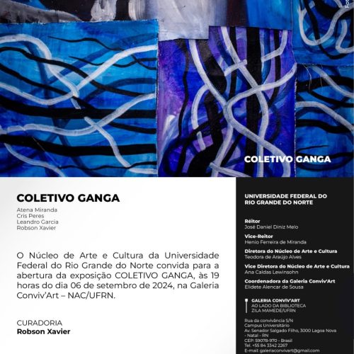 Exposição Coletivo Canga será inaugurada hoje (6) no Núcleo de Artes e Cultura da UFRN