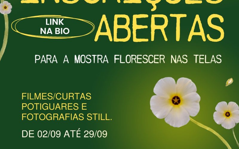 Inscrições abertas para a II Mostra audiovisual Florescer nas Telas – Mulheres em Ação