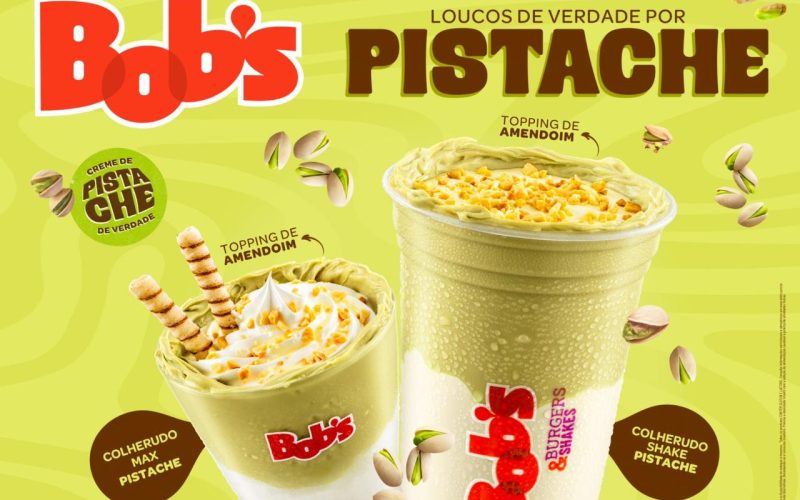 Sobremesas com creme de pistache são os novos destaques do Bob’s; Confira