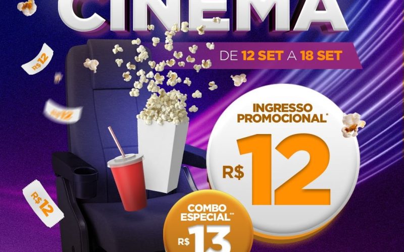 Moviecom Praia Shopping promove Semana do Cinema com ingressos a R$12 nesta quinta (12)