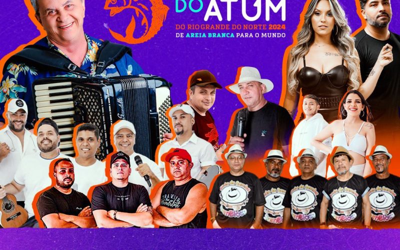 5º Festival do Atum do RN começa dia 21 em Areia Branca; Banda Seu Desejo tá confirmada