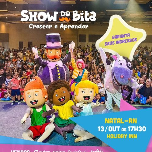 Holiday Inn Natal recebe show do Mundo Bita neste domingo (13) com senhas a partir de R$ 40