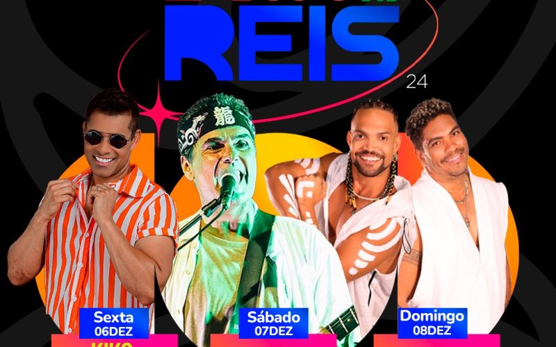 Kiko Chicabana, Ricardo Chaves e Timbalada são atrações gratuitas no Carnatal 2024