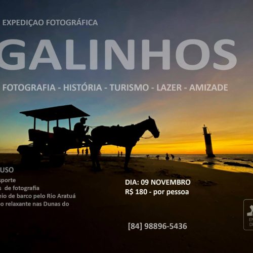 Fotógrafo Alex Gurgel promove expedição fotográfica na península de Galinhos