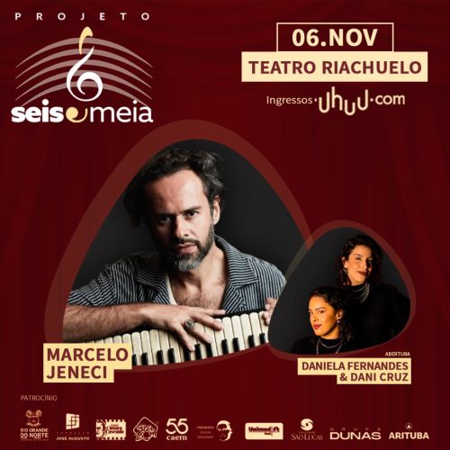 Indicado ao Grammy, Marcelo Jeneci é a atração do Seis e Meia nesta quarta (06)