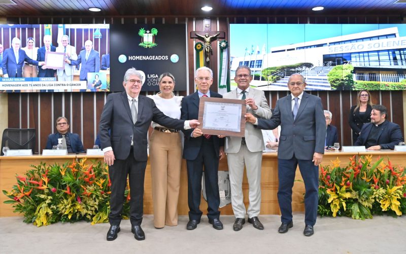 Liga Contra o Câncer recebe homenagem da Assembleia Legislativa do RN
