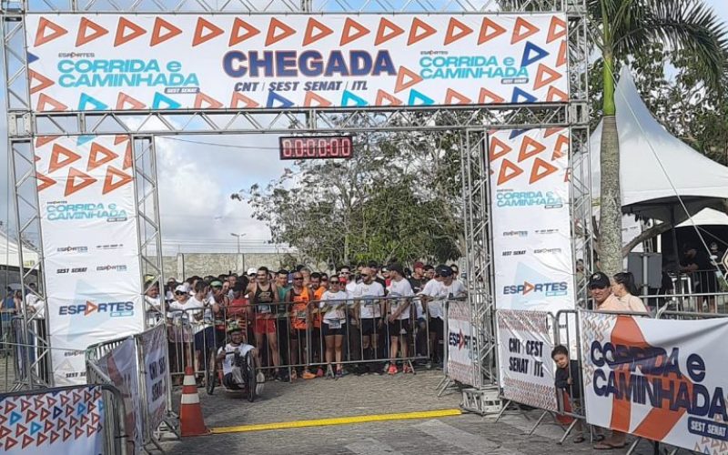 Corrida e Caminhada Sest Senat reunirá mais de 2 mil pessoas no domingo (17)