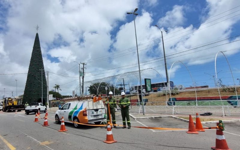 Rede elétrica de Ponta Negra passa por inspeção para eventos de réveillon