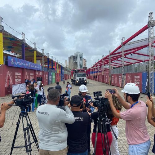 Cidade Carnatal é aprovada em primeira vistoria realizada na manhã desta quarta (4)