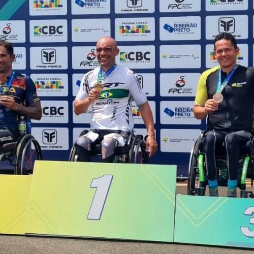 Paraciclista da Sadef encerra temporada com dois bronzes na Copa Brasil