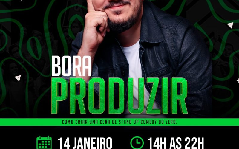 CEO da Casa de Artistas, Guilherme Araújo traz workshop sobre Stand-Up Comedy para em Natal