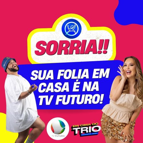 Gominho e Ana Carla comandam a transmissão do Carnatal 2024 pela TV Futuro