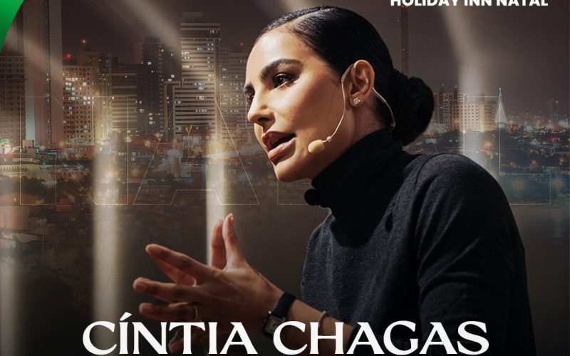 Cíntia Chagas traz palestra “Chique, Chiquíssima” pela primeira vez à Natal