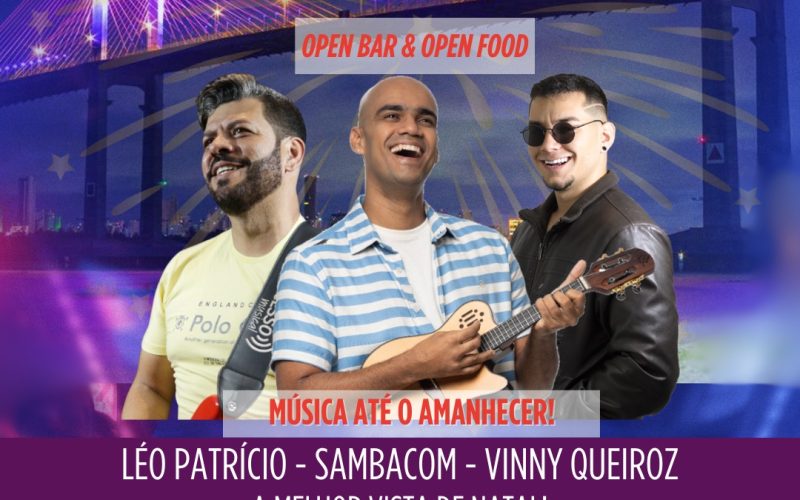 Réveillon do Mucuripe oferece open bar e Open food na Praia da Redinha