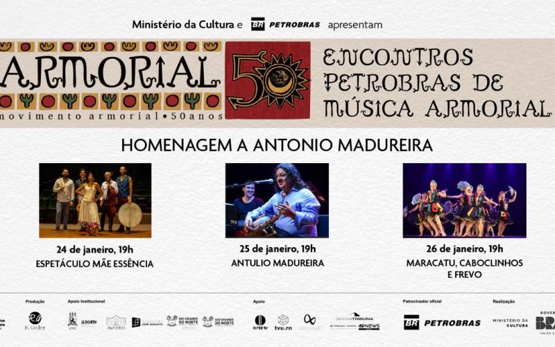 Mostra Armorial 50 realiza “Encontros Petrobras de Música Armorial” começa hoje (23)