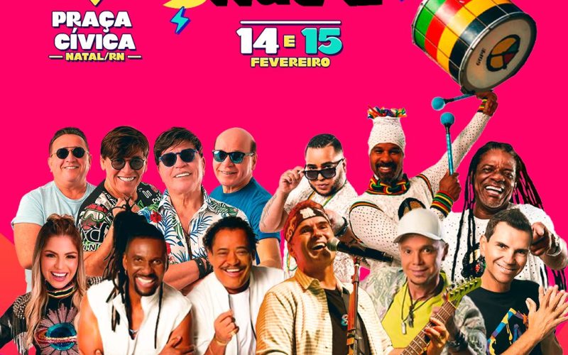Axé Natal celebra 40 anos do axé na prévia do Carnaval de Natal