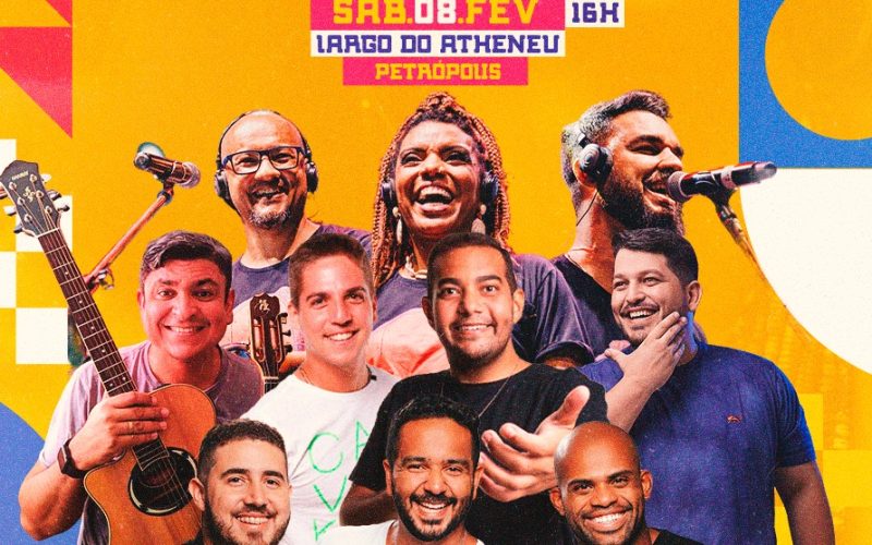 Bloquinho Petropólis agita o Largo do atheneu no dia 8 de fevereiro; Confira as atrações