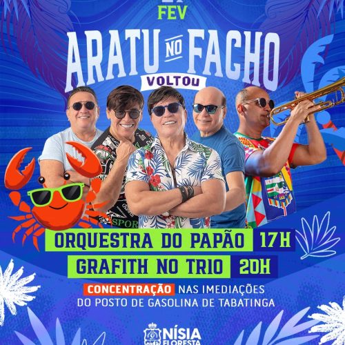 Aratu no Facho voltou: Prévia de Carnaval será gratuita em Nísia Floresta no dia 21
