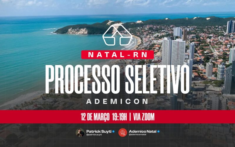 Unidade de negócio Ademicon Natal abre seletiva para consultores e gestores