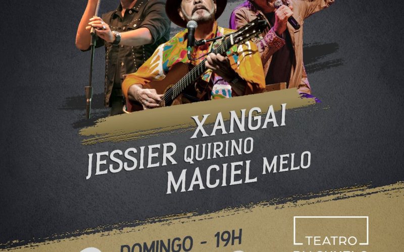 Projeto “Palavra em cantoria” reúne Xangai, Maciel Melo e Jessier Quirino em Natal
