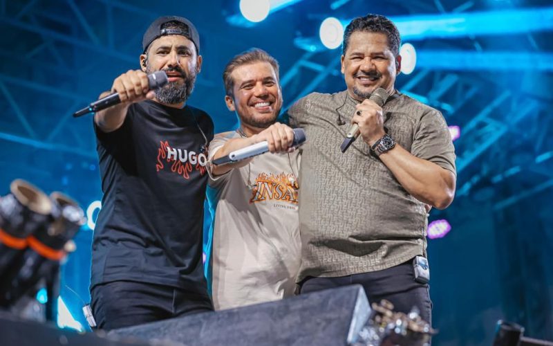 Contagem regressiva! Luan, Raí e Zezo gravam novo DVD em Recife neste sábado (29)