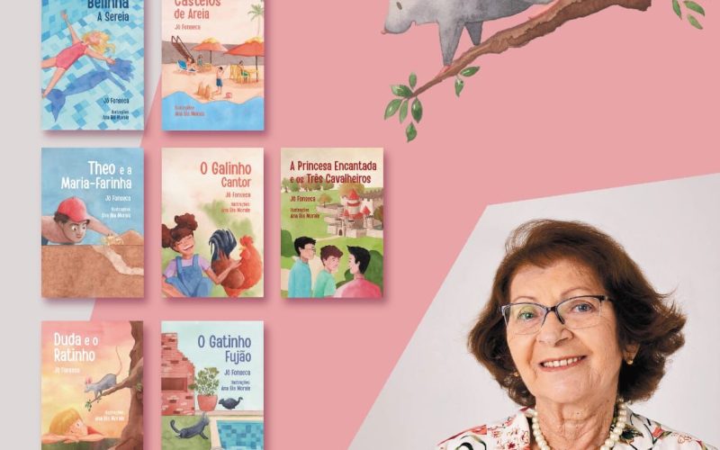 Escritora potiguar surpreende ao lançar sete livros infantis de uma só vez inspirados nos netos